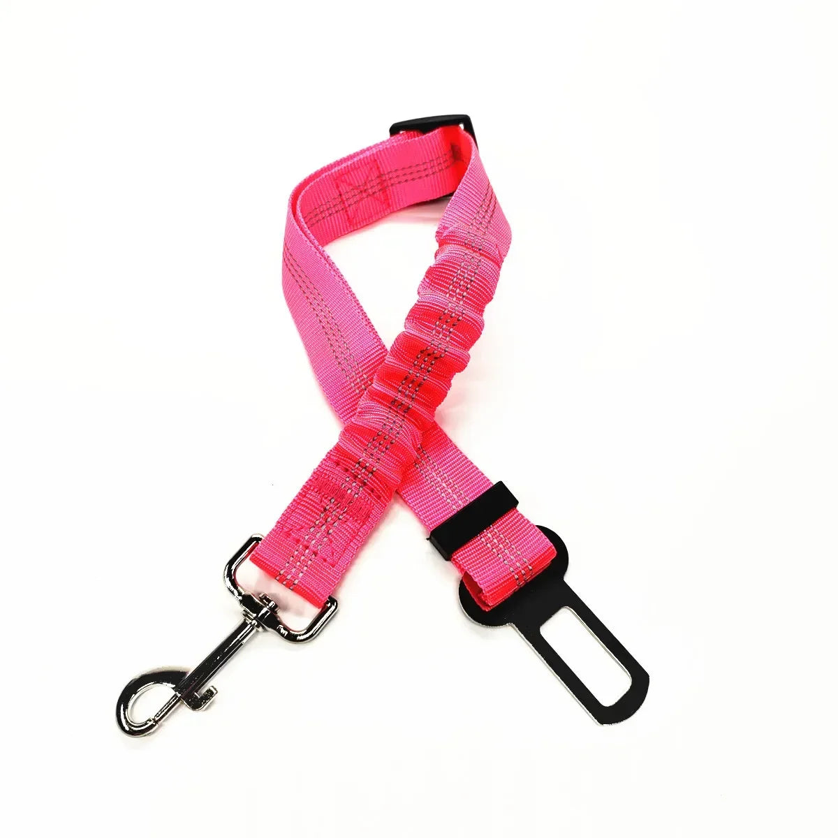 Adjustable Pet Car Seat Belt – Dog & Cat Vehicle Safety Harness with Secure Clip