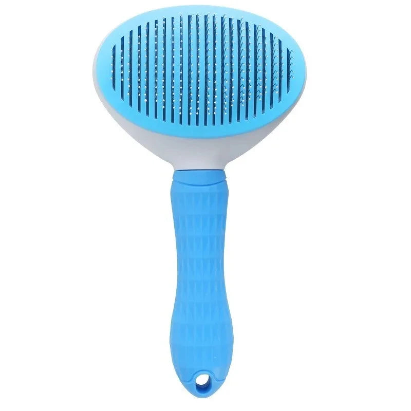 EasyClean™ Self-Cleaning Pet Brush – Dog & Cat Deshedding & Grooming Tool