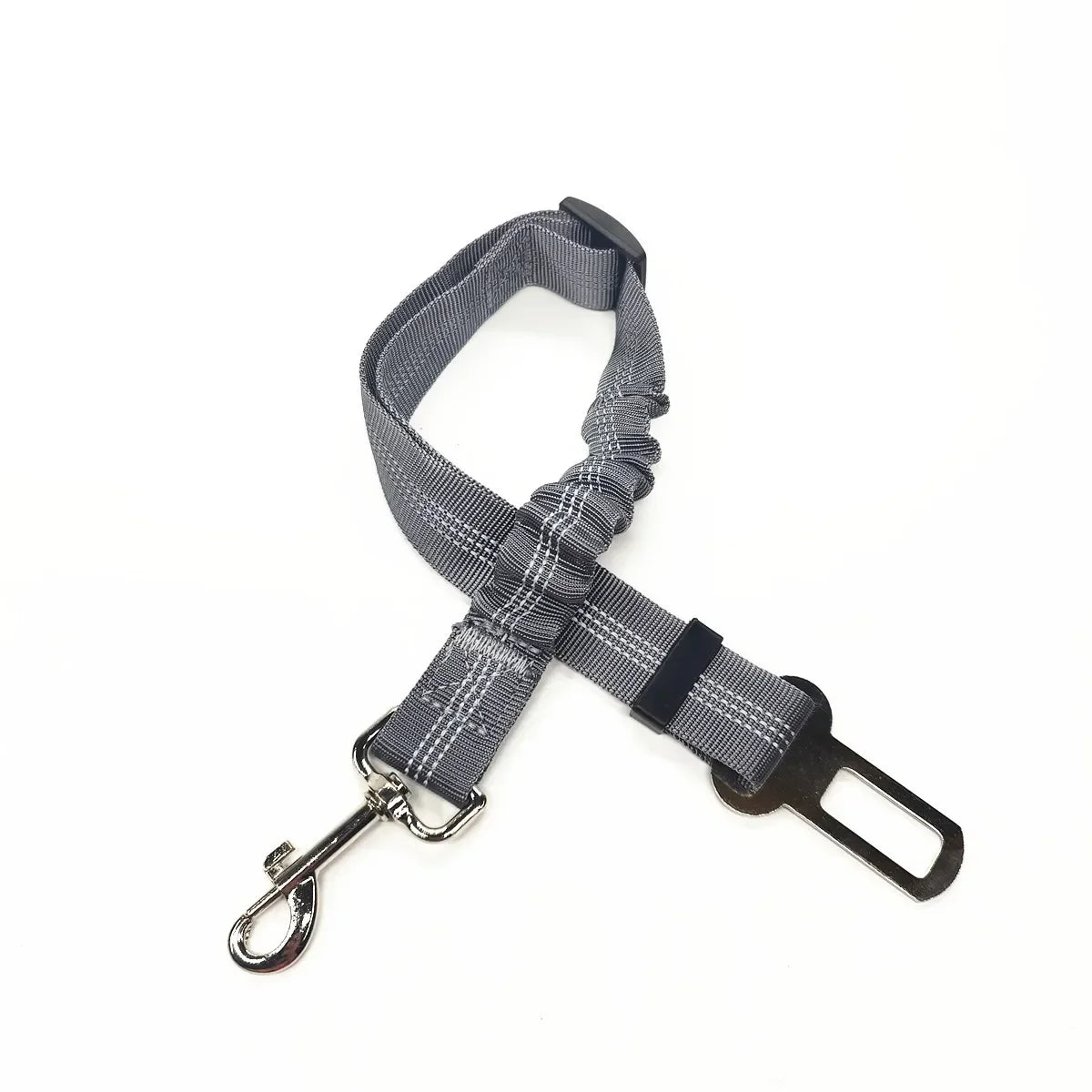Adjustable Pet Car Seat Belt – Dog & Cat Vehicle Safety Harness with Secure Clip