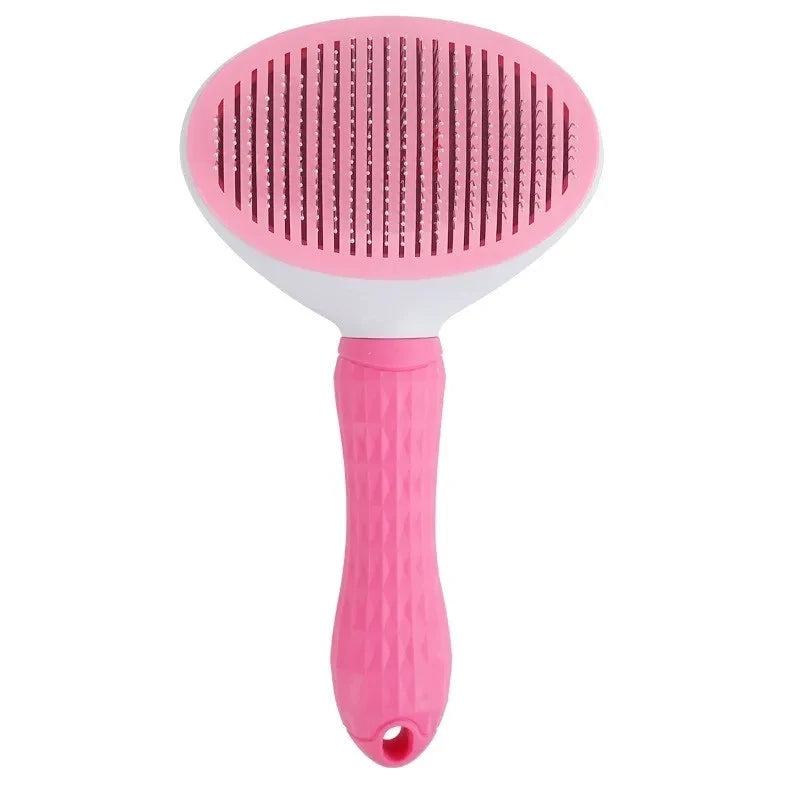 EasyClean™ Self-Cleaning Pet Brush – Dog & Cat Deshedding & Grooming Tool