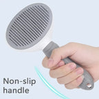 EasyClean™ Self-Cleaning Pet Brush – Dog & Cat Deshedding & Grooming Tool
