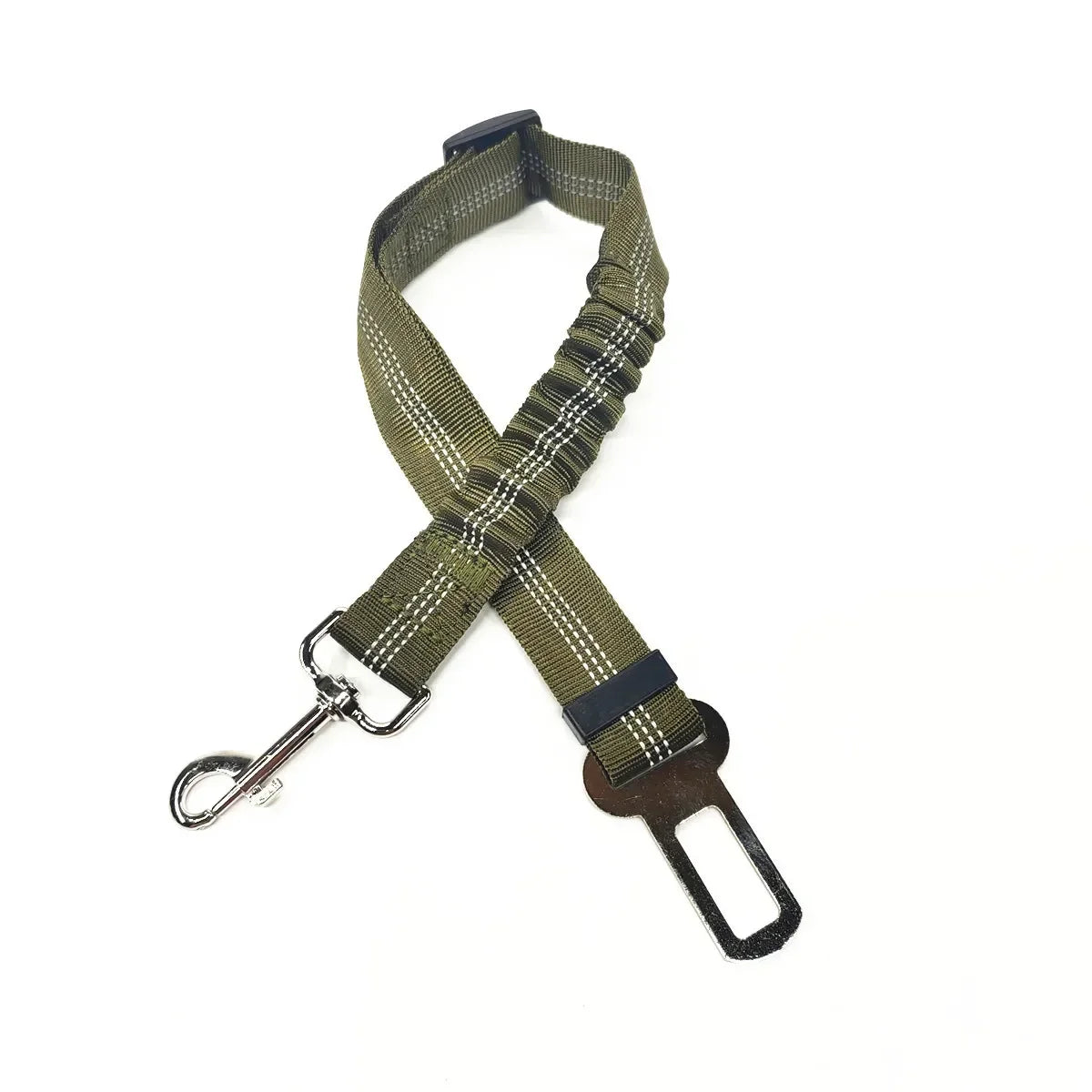 Adjustable Pet Car Seat Belt – Dog & Cat Vehicle Safety Harness with Secure Clip