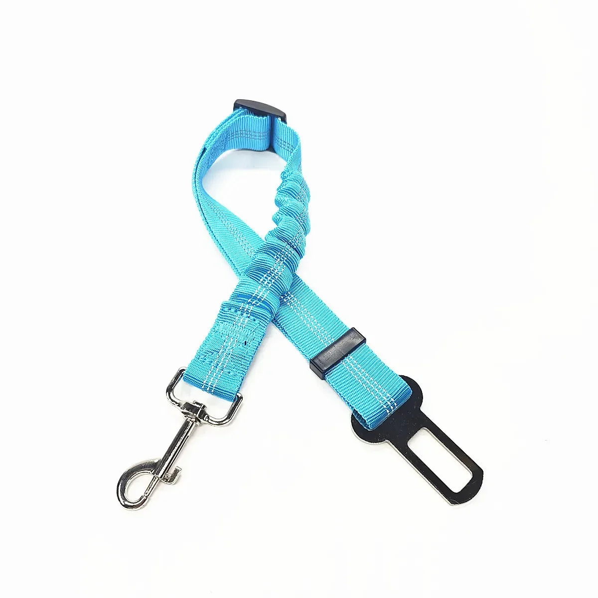 Adjustable Pet Car Seat Belt – Dog & Cat Vehicle Safety Harness with Secure Clip